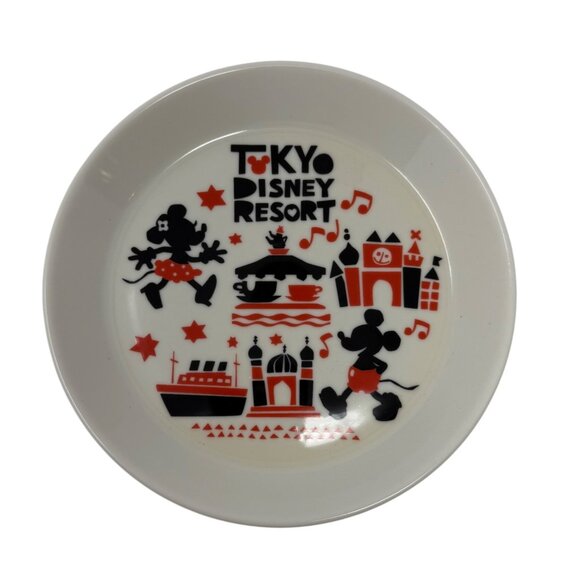 Tokyo Disney Resort Plate Mickey Minnie Mouse Collectible Japan Souvenir Unused - Picture 1 of 3